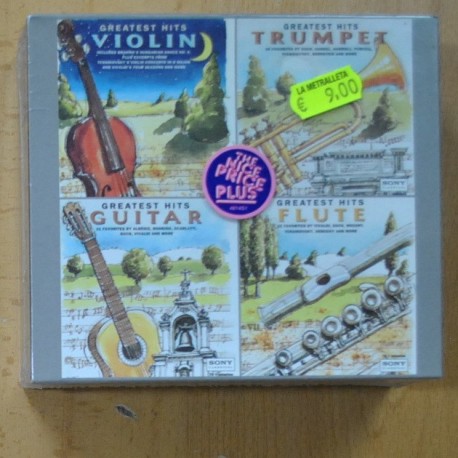 VARIOS - GREATEST HITS VIOLIN / TRUMPET / GUITAR / FLUTE - CD