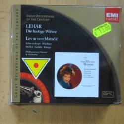 LEHAR - DIE LUSTIGE WITWE / LOVRO VON MATACIC - CD