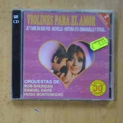 BBO SHERIDAN / SAMUEL DAVIS / HUGO MONTENEGRO - VIOLINES PARA EL AMOR - 2 CD