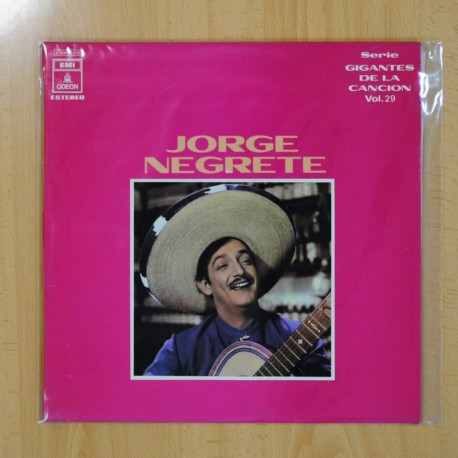 JORGE NEGRETE - SERIE GIGANTES DE LA CANCION VOL 29 - LP