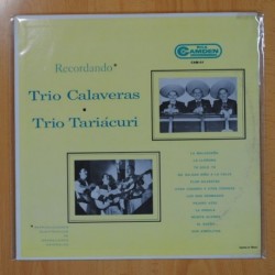 TRIO CALAVERAS / TRIO TARIACURI - RECORDANDO - LP
