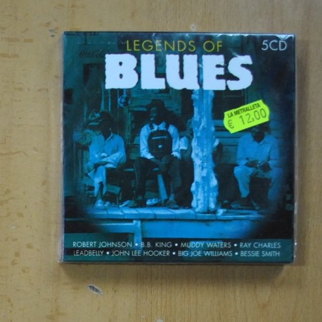 VARIOS - LEGENDS OF BLUES - 5 CD