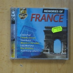 VARIOS - MEMORIES OF FRANCE - 2 CD