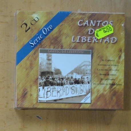 VARIOS - CANTOS DE LIBERTAD - 2 CD