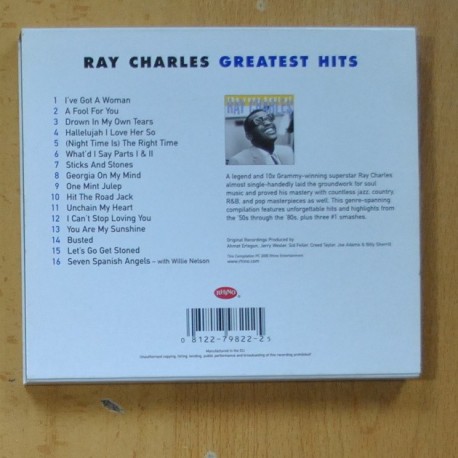 RAY CHARLES -THE VERY BEST OF RAY CHARLES - CD