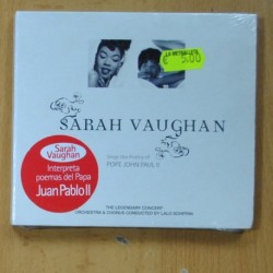 SARAH VAUGHAN - SINGH THE POETY OF POPE JOHN PAUL II - CD
