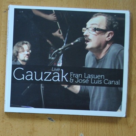 FRAN LASUEN & JOSE LUIS CANAL - LIVE GAUZAK - CD