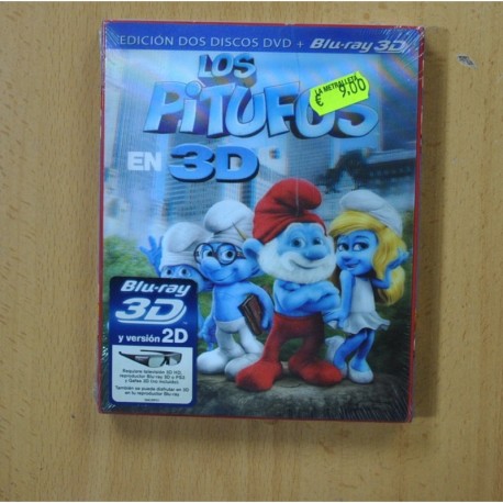 LOS PITUFOS EN 3 D - BLURAY