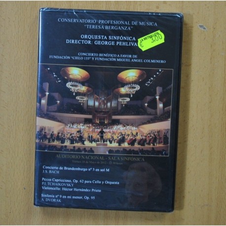 CONCIERTO BENEFICO A FAVOR DE FUNDACION CIELO 133 Y FUNDACION MIGUEL ANGEL COLMENERO - DVD