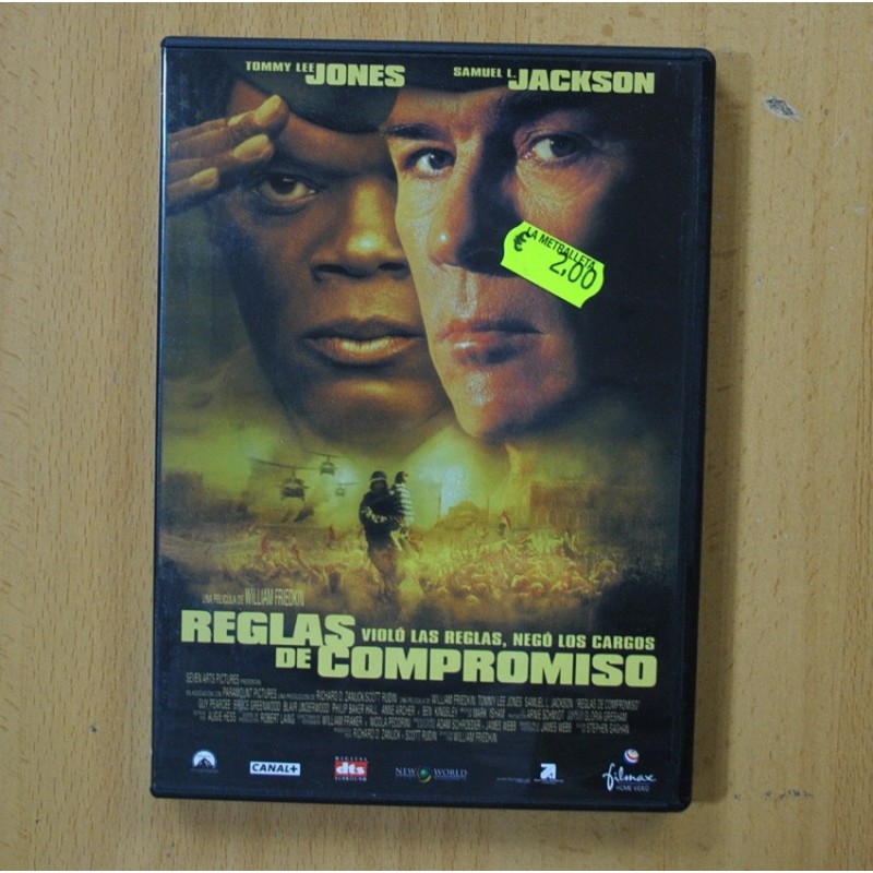 petrolero Medalla Mal uso REGLAS DE COMPROMISO - DVD - Discos La Metralleta - tienda online de música  y películas