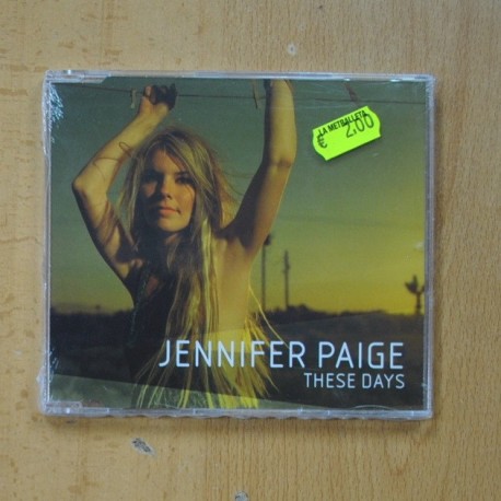 JENNIFER PAIGE - THESE DAYS - CD SINGLE