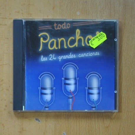 LOS PANCHOS - TODO PANCHOS LAS 24 GRANDES CANCIONES - CD