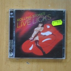 THE ROLLING STONES - LIVE LICKS - 2 CD