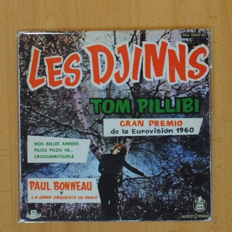 PAUL BONNEAU Y LA GRAN ORQUESTA DE PARIS - TOM PILLIBI + 3 - EP