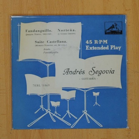 ANDRES SEGOVIA - FANDANGUILLO + 2 - EP