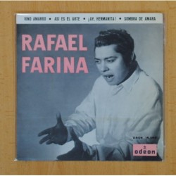 RAFAEL FARINA - VINO AMARGO + 3 - EP