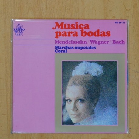 MENDELSSOHN / WAGNER / BACH - MUSICA PARA BODAS - EP