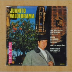 JUANITO VALDERRAMA - ASI SE CANTA EN TRIANA + 3 - EP