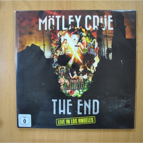 MOTLEY CRUE - THE END LIVE IN LOS ANGELES - INCLUYE DVD - GATEFOLD - 2 LP