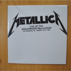 METALLICA - LIVE AT THE HOLLYWOOD PALLADIUM LOS ANGELES CA MARCH 10TH 1985 - 2 LP