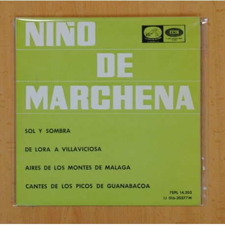 NIÑO DE MARCHENA - SOL Y SOMBRA + 3 - EP