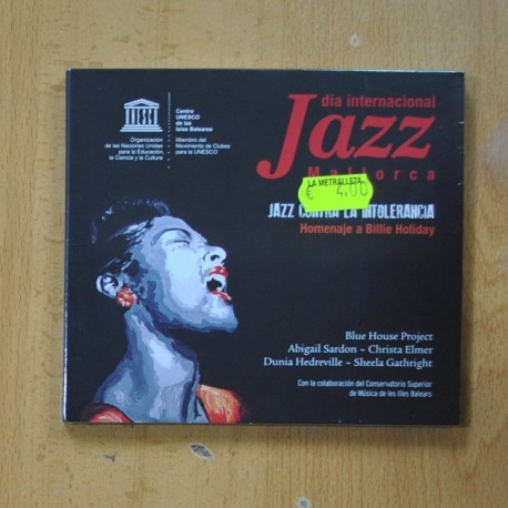 VARIOS - JAZZ CONTRA LA INTOLERANCIA HOMENAJE A BILLIE HOLIDAY - CD