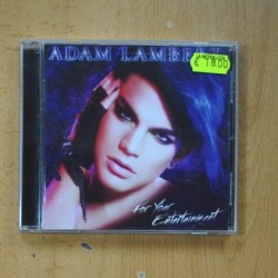 ADAM LAMBERT - FOR YOUR ENTERTAINMENT - CD