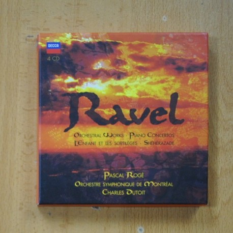 RAVEL - PIANO CONCERTOS - CD