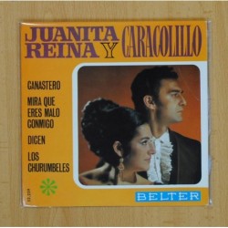 JUANITA REINA Y CARACOLILLO - CANASTERO + 3 - EP