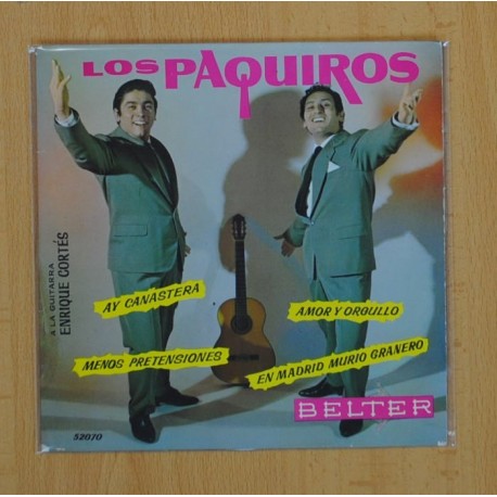 LOS PAQUIROS - AY CANASTERA + 3 - EP