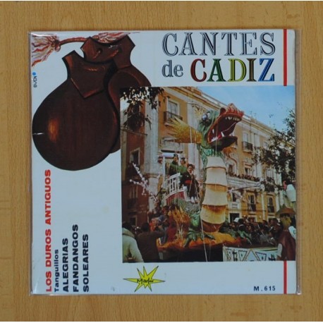 RAFAEL ORTEGA - CANTES DE CADIZ - LOS DUROS ANTIGUOS + 3 - EP