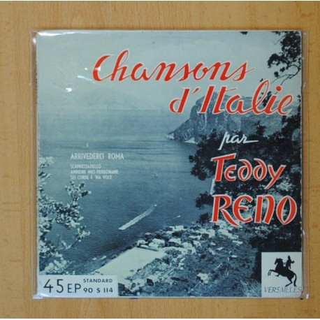 TEDDY RENO - CHANSONS DÂ´ITALIE - ARRIDEVERCI ROMA + 3 - EP