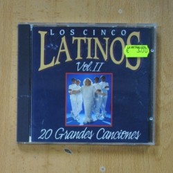 LOS CINCO LATINOS - 20 GRANDES CANCIONES VOL. II - CD