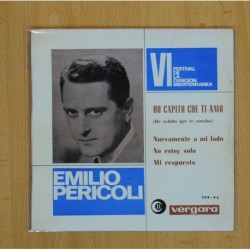 EMILIO PERICOLI - HO CAPITO CHE TI AMO + 3 - EP