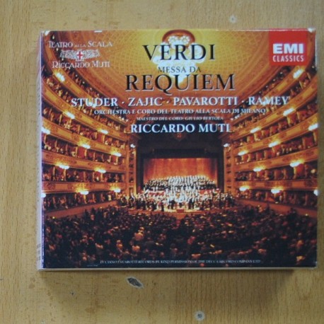 RICCARDO MUTI - VERDI MESSA DA REQUIEM - CD