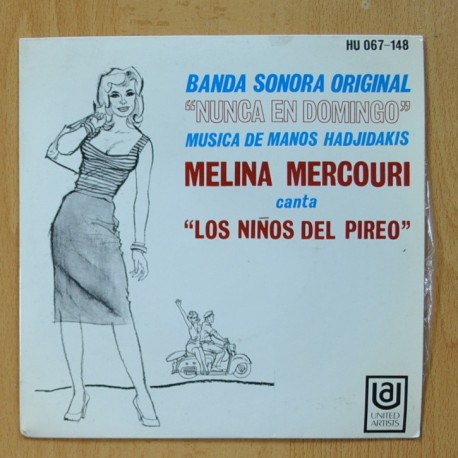 MELINA MERCOURI - NUNCA EN DOMINGO - EP