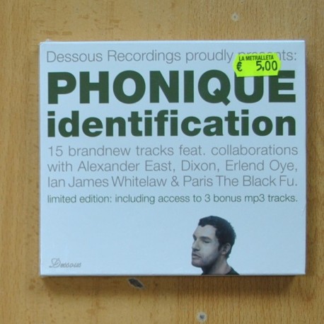 PHONIQUE - IDENTIFICATION - CD