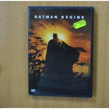 BATMAN BEGINS - DVD - Discos La Metralleta - tienda online de música y  películas