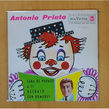 ANTONIO PRIETO - CARA DE PAYASO + 3 - EP