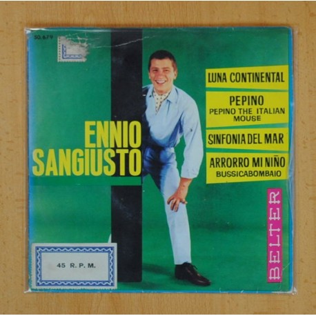 ENNIO SANGIUSTO - LUNA CONTINENTAL + 3 - EP