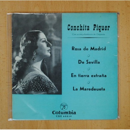 CONCHITA PIQUER - ROSA DE MADRID + 3 - EP