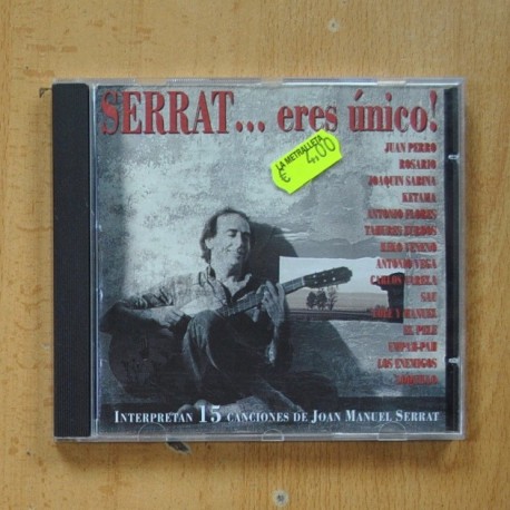 VARIOS - SERRAT ERES UNICO - CD