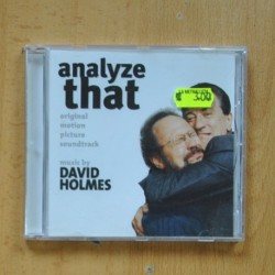 DAVID HOLMES - ANALYZE THAT - CD