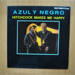 AZUL Y NEGRO - HITCHCOCK MAKES ME HAPPY - MAXI