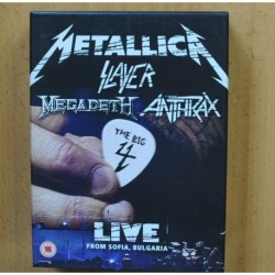 METALLICA / SLAYER / ,EGADETH / ANTHRAX - THE BIG 4 LIVE FROM SOFIA BULGARIA - DVD