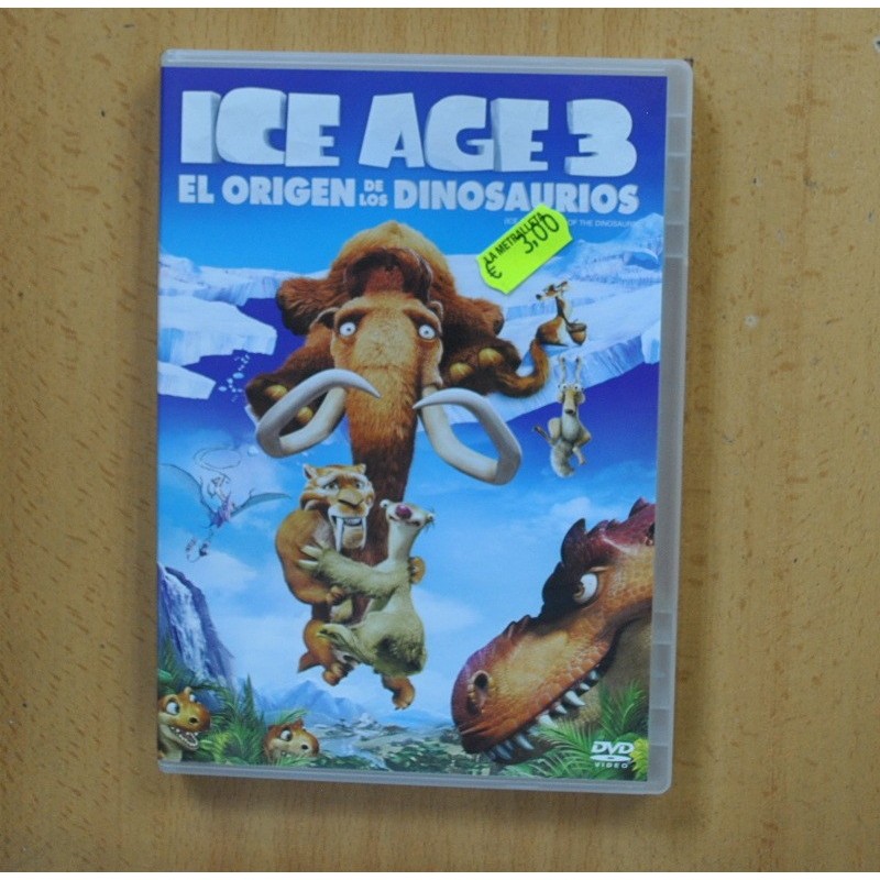 ICE AGE 3 EL ORIGEN DE LOS DINOSAURIOS - DVD - Discos La Metralleta