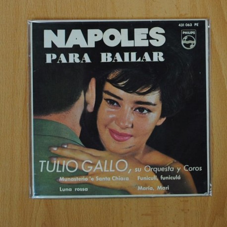 TULIO GALLO Y SU ORQUESTA Y COROS - MUNASTERIO E SANTA CHIARA + 3 - EP