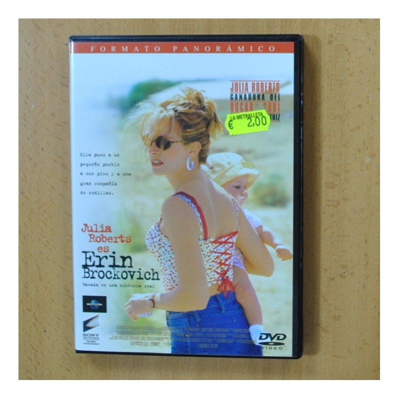 ERIN BROCKOVICH - DVD - Discos La Metralleta - tienda online de música y  películas