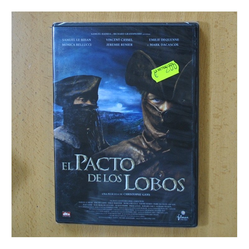 EL PACTO DE LOS LOBOS - DVD - La Metralleta - Compraventa de Música y Cine