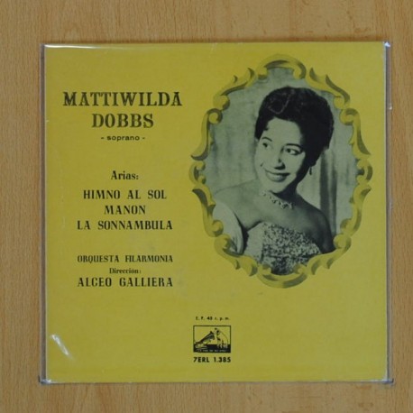 MATTIWILDA DOBBS - HIMNO AL SOL + 3 - EP